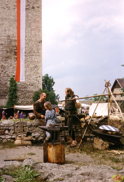 1994 8 Burg Querfurt, Mittelalterfest
