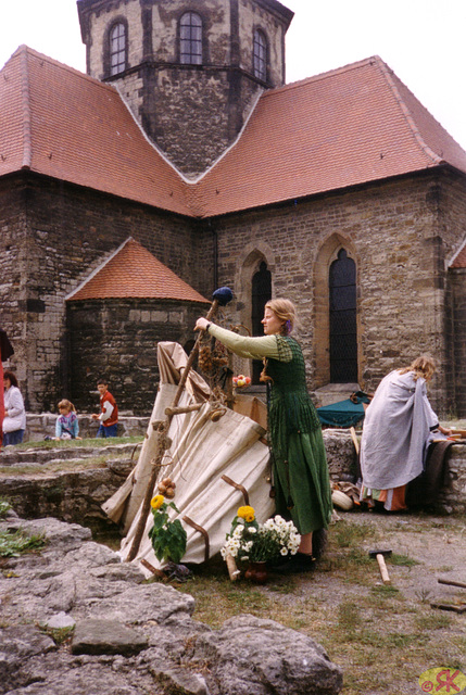 1994 7 Burg Querfurt, Mittelalterfest