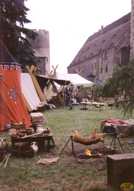 1994 5 Burg Querfurt, Mittelalterfest