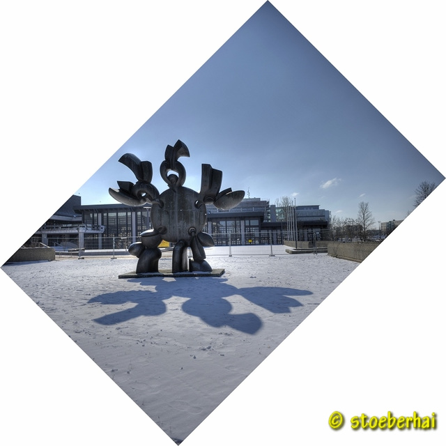 Sculpture at University of Wuerzburg (Hubland)