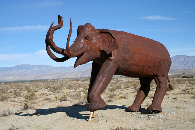 Galleta Meadows Estates Mastodon Sculpture (3621)