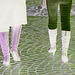 Evas shop willing swedish Goddesses duo in high-heeled Boots /  Duo de belles Suédoises en bottes à talons hauts -  Ängelholm /  Sweden - Suède.  23/10/2008 - Négatif RVB