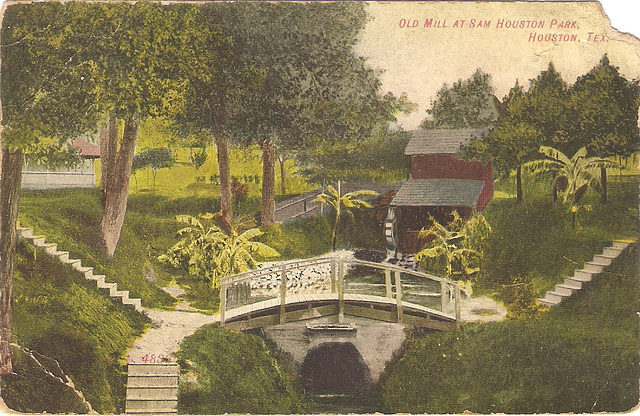 Old Mill At Sam Houston Park, Houston, Tex.