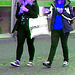 Ginatrico teenagers duo in eunuch sneakers / Adolescentes suédoises en espadrilles eunuques -  Ängelholm / Suède - Sweden.  23 octobre 2008 - Inversion RVB
