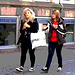 Ginatrico teenagers duo in eunuch sneakers / Adolescentes suédoises en espadrilles eunuques -  Ängelholm / Suède - Sweden.  23 octobre 2008 - Postérisation
