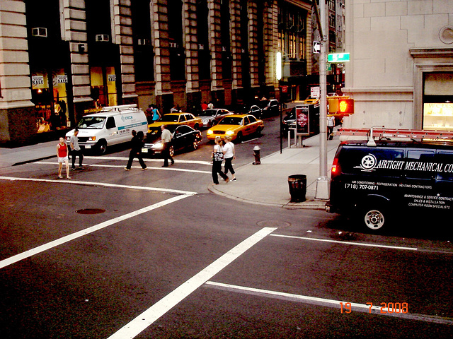 From the 2 floors bus /  New-York city - Juillet 2008