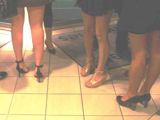 Ferry Swedish high-heeled Goddesses /  Jeunes Déesses suédoises en talons hauts /  24 octobre 2008.-  Version éclaircie