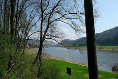 Radtour an der Elbe