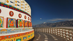 Shanthi Stupa, Leh.