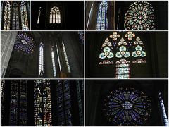 vitraux de la basilique Saint-Nazaire à Carcassonne