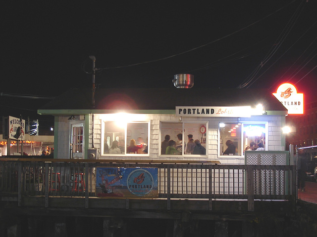 Portland lobster co. restaurant  /  Maine USA . 11-10-2009