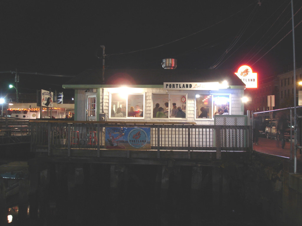 Portland lobster co. restaurant  /  Maine USA . 11-10-2009