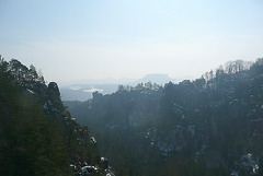 Impressionen von einem Spätwintertag auf der Bastei 2010