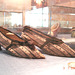 Ribbons with short hammer heels shoes / Bata Shoe Museum. Toronto, Canada - 3 juillet 2007