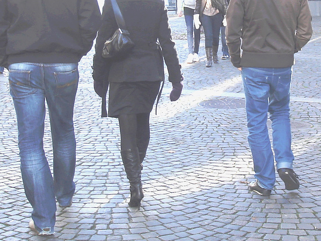 Dimani Swedish blond Lady in Dominatrix Boots /  Blonde suédoise en bottes à talons aiguilles -  Ängelholm / Suède - Sweden.   23-10-2008