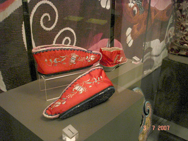 Red and cute - Bata Shoe Museum. Toronto, Canada- July 2007