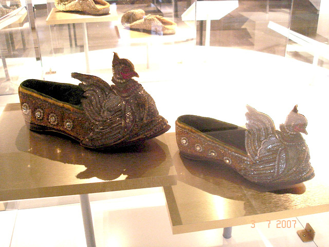 Mysteriously adorned - Bata shoe Museum - Toronto, Canada- July 2007