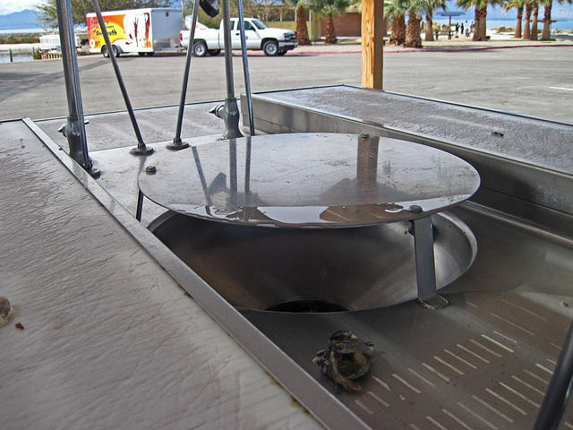 Salton Sea Visitors Center Fish Cleaning Area (0711)