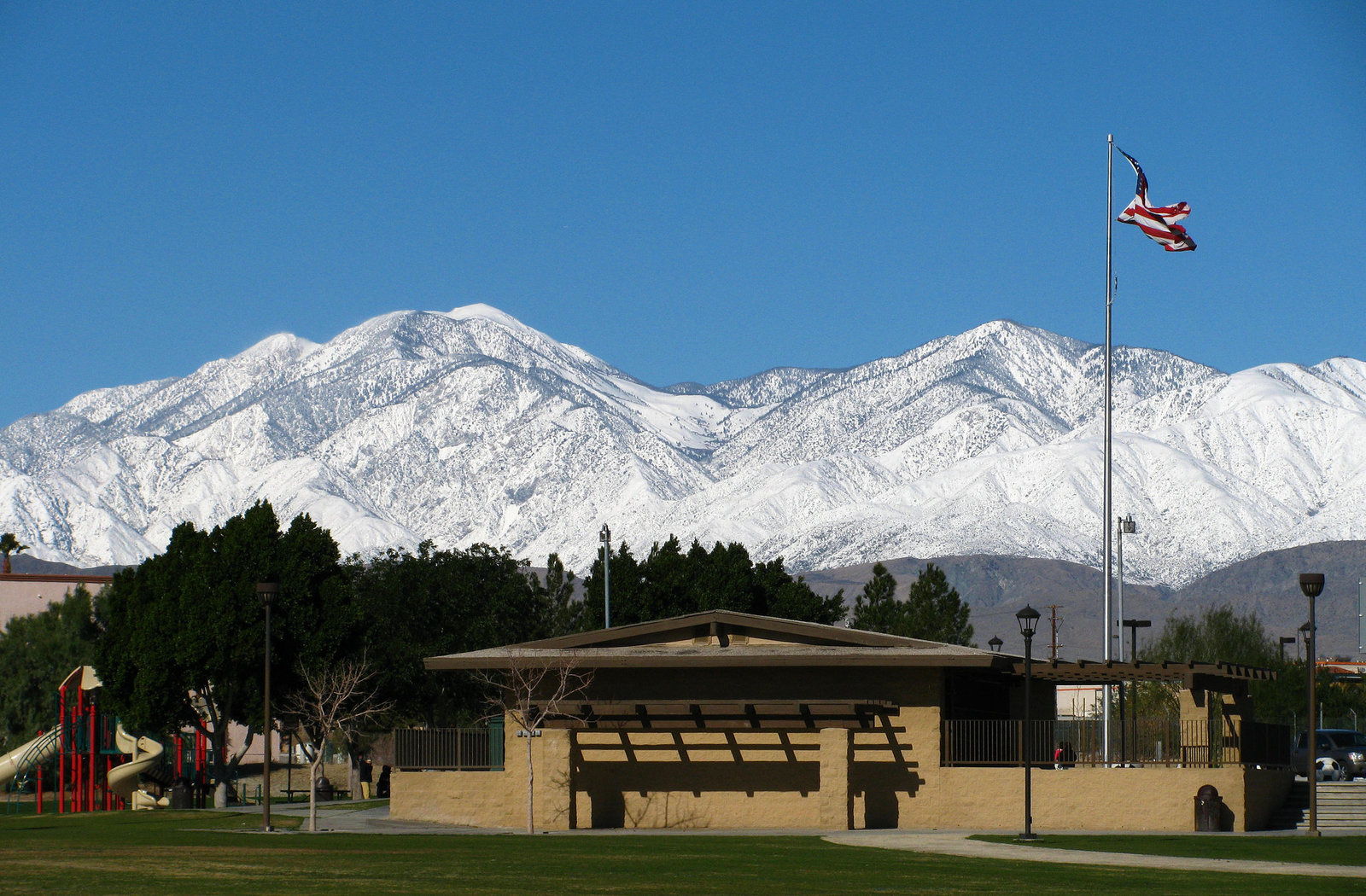 Mission Springs Park & Mt San Gorgonio (1957)