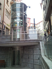 Ascensores urbanos en Pamplona
