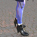 La Dame blonde Hoss Oss Fär en bottines sexy à talons hauts /  -  Hoss Oss Fär Swedish blond mature in short high-heeled Boots /  Ängelholm  /  Sweden - Suède.  23 octobre 2008- Postérisation