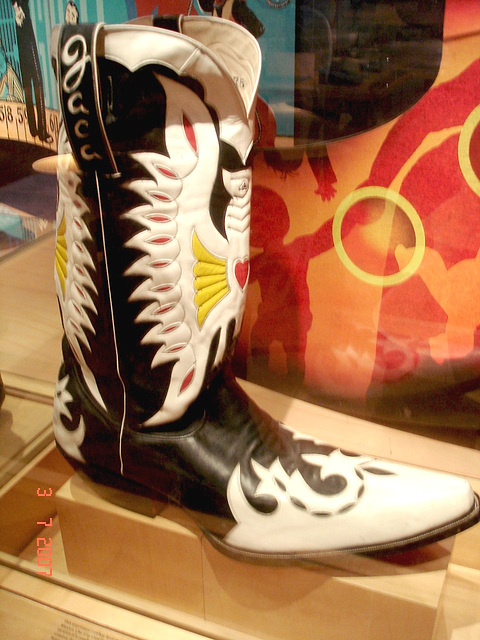 Legendary Cowboy classy Boots. Bata Shoe Museum. Toronto, Canada- 3 juillet 2007