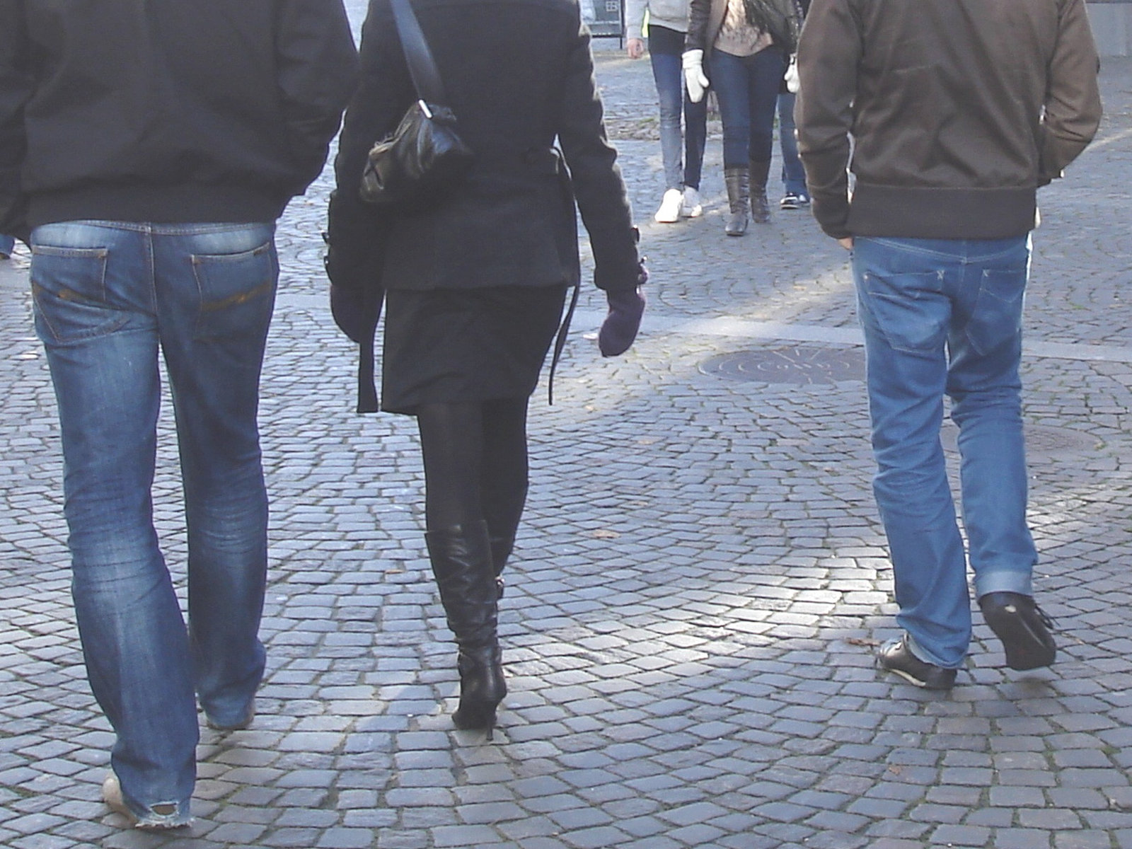 Dimani Swedish blond Lady in Dominatrix Boots /  Blonde suédoise en bottes à talons aiguilles -  Ängelholm / Suède - Sweden.   23-10-2008