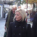 Dimani Swedish blond Lady in Dominatrix Boots /  Blonde suédoise en bottes à talons aiguilles -  Ängelholm / Suède - Sweden.   23-10-2008 - Peinture à l'huile /  Oil painting artwork