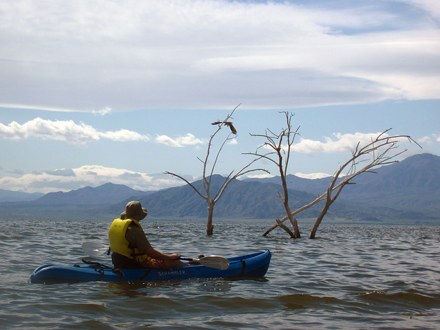 Kayaking On The Salton Sea (0746)