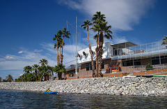 Kayaking On The Salton Sea to North Shore Yacht Club (0770)