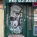 Cell phones pro DJ-audio artistic door. NYC. 19-07-2008