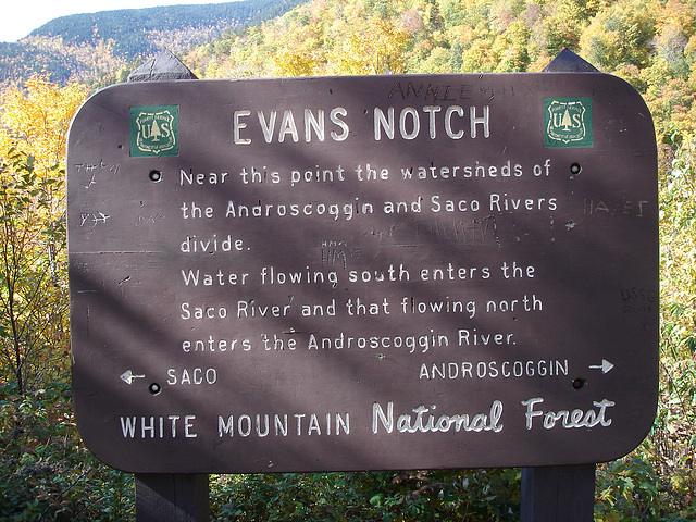 Evans Notch / White mountain national forest - New Hampshire USA