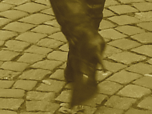 Dimani Swedish blond Lady in Dominatrix Boots /  Blonde suédoise en bottes à talons aiguilles -  Ängelholm / Suède - Sweden.   23-10-2008 - Sepia