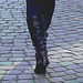 Dimani Swedish blond Lady in Dominatrix Boots /  Blonde suédoise en bottes à talons aiguilles -  Ängelholm / Suède - Sweden.   23-10-2008 - Postérisation