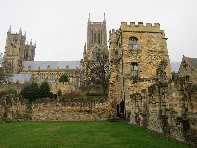 old bishops palace, lincoln