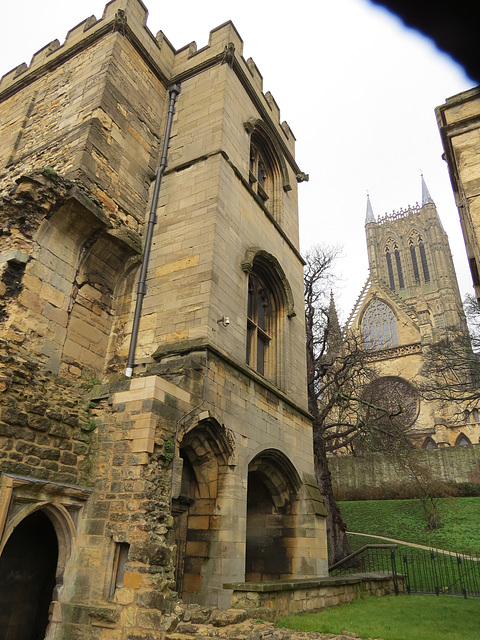 old bishops palace, lincoln