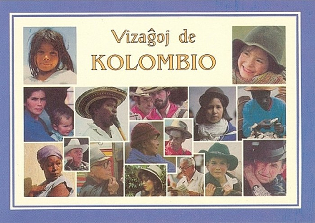 Kolombio.Vizaĝoj