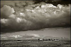 cloudbank and little houses