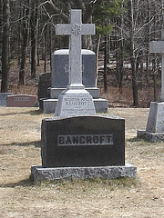 The Knowlton cemetery 1865 / Québec, CANADA -  28 mars 2010