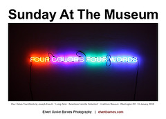 SundaysMuseums.4Colors.4Words.JKosuth1a.Hirshhorn.DC.24January2010