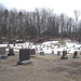 The Knowlton cemetery 1865 / Québec, CANADA -  28 mars 2010