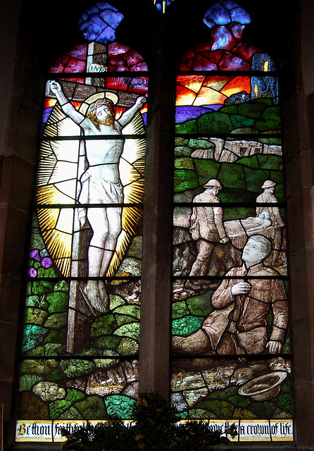 War Memorial Window, Yoxall Church, Staffordshire