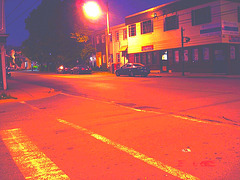 Halifax by the night . Nouvelle-Écosse ( NS)  Canada.   22 Juin 2008 -  Effet de nuit avec couleurs ravivées