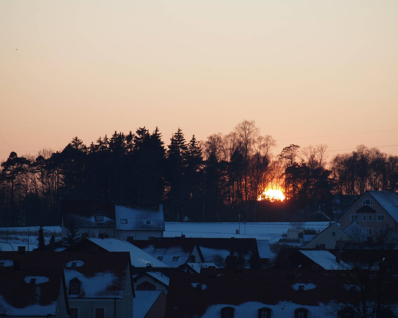 Sonnenuntergang 2010-03-07