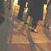 Blurry Danish blond Lady in black high heels shoes /  Copenhague -  25 octobre 2008 - Éclaircie  postérisée