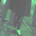 Blurry Danish blond Lady in black high heels shoes /  Copenhague -  25 octobre 2008 - Version RVB