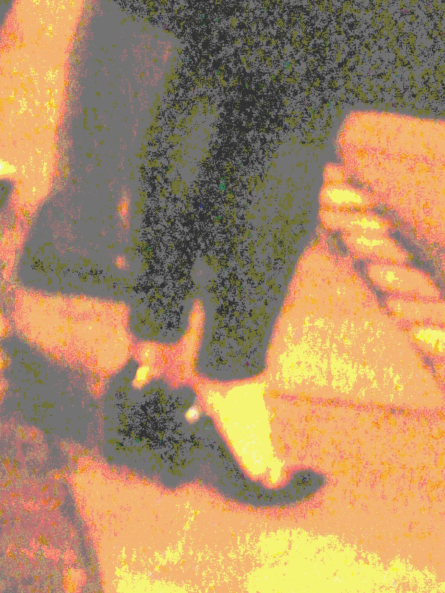 Blurry Danish blond Lady in black high heels shoes /  Copenhague -  25 octobre 2008