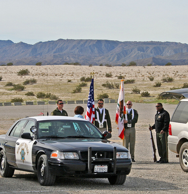 I-10 Interchanges Groundbreaking - Color Guard (4138)