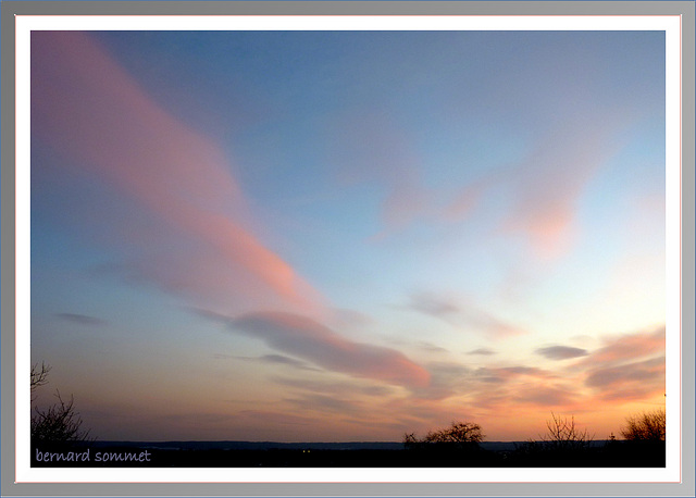 Le cadeau du ciel de ce soir