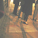 Blurry Danish blond Lady in black high heels shoes /  Copenhague -  25 octobre 2008 / version  Éclaircie